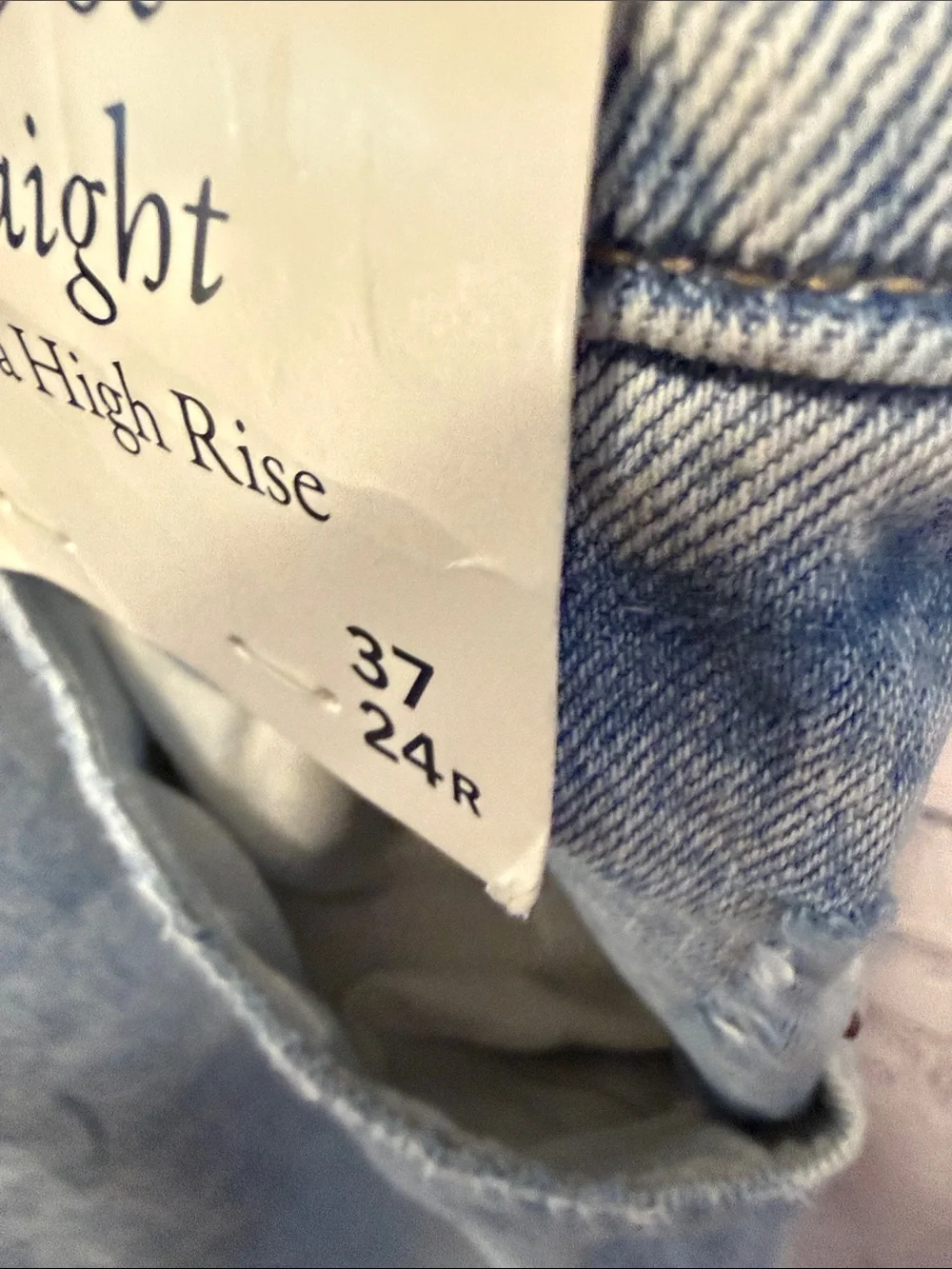 Abercrombie & Fitch Light Blue Straight Leg Jeans